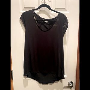 Elegant black long shirt